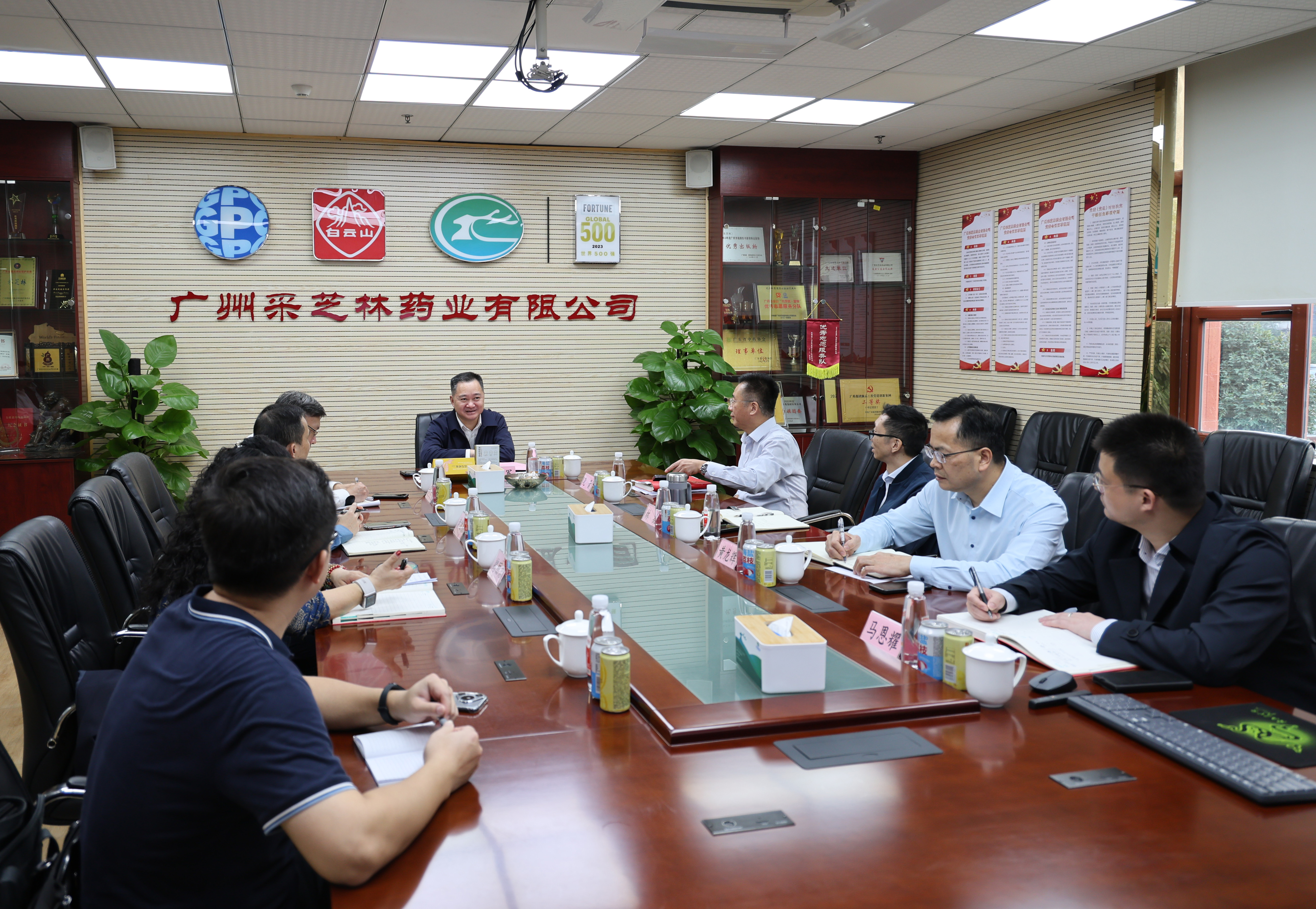 广药集团党委书记、董事长李小军到采芝林药业调研